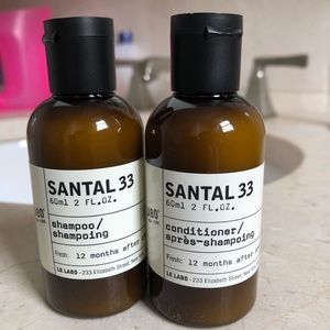 Le Labo- SANTAL 33- mini shampoo and condi…